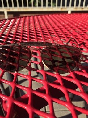 Ray Ban Shooter Classic Aviator Sunglasses in Gold with Dark Lenses